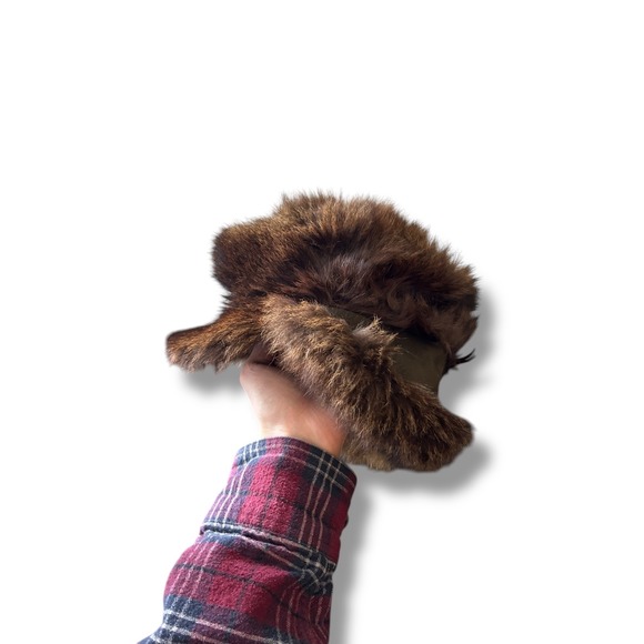 Vintage Fredrickson Faux Fur Vintage Style Winter Warm Bucket Hat Fur Indie Boho - Picture 2 of 14